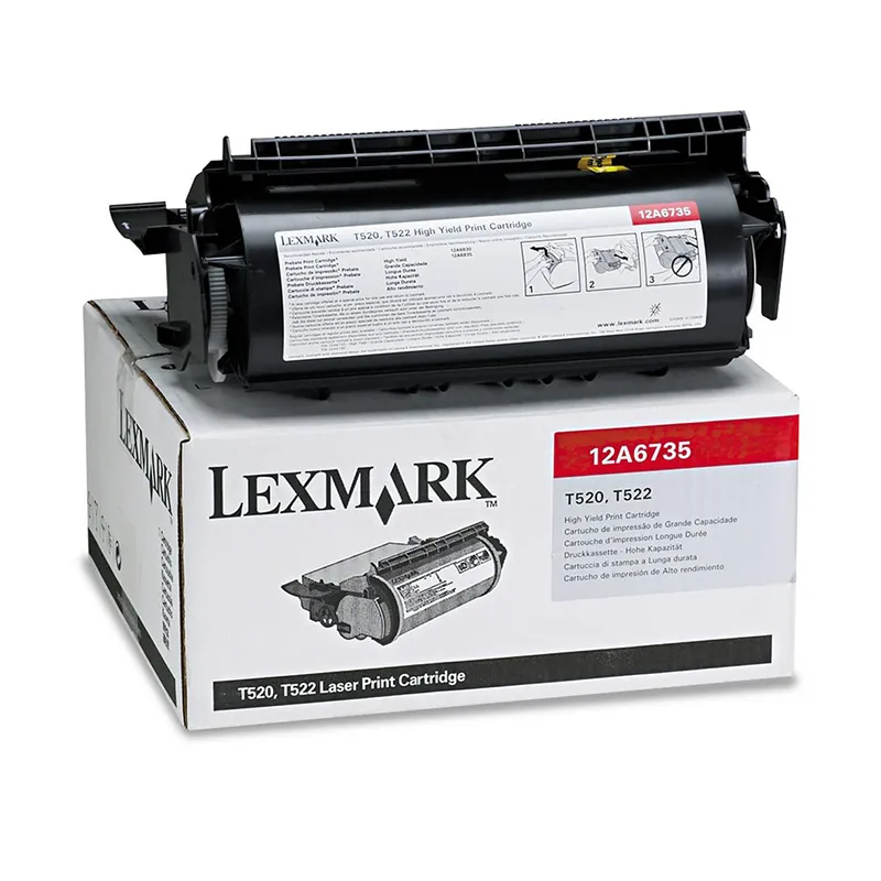 Заправка картриджа Lexmark 12A6735