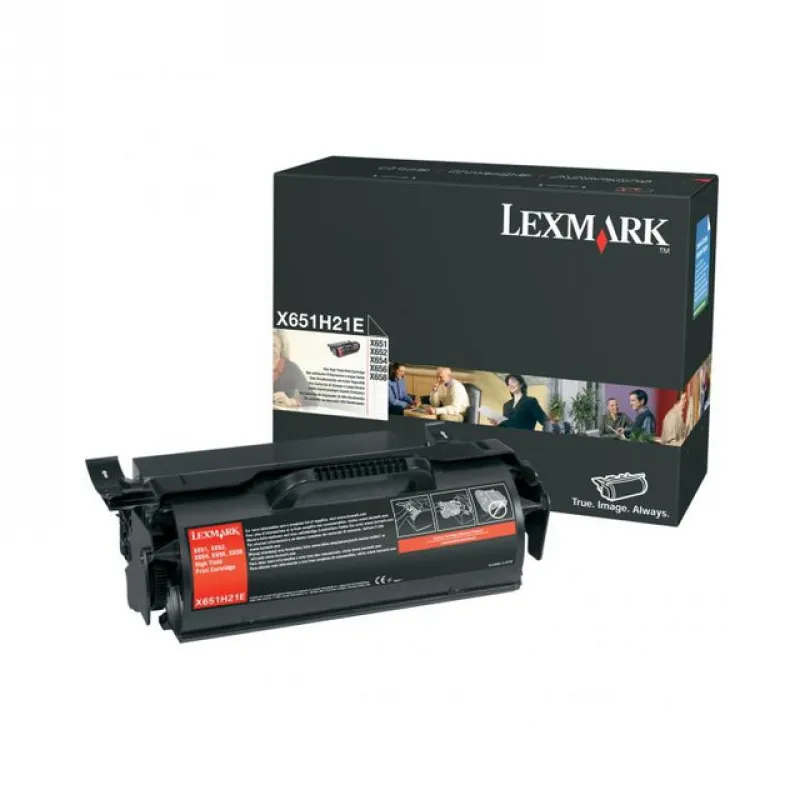 Заправка картриджа Lexmark X651H21E